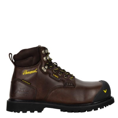 Thorogood 6" Metatarsal Guard I-Met² Men's Waterproof Boots Black | Ol7QtsL