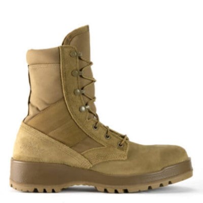 Thorogood 8" Coyote Safety Toe – Military Footwear Men's Military Boots Brown | 1tD86X6