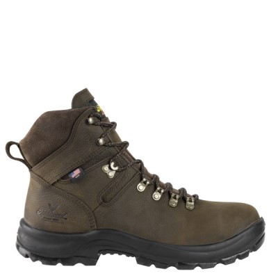 Thorogood AMERICAN UNION SERIES – WATERPROOF – 6″ BROWN WORK BOOT Men's Waterproof Boots Brown | TExKwPC