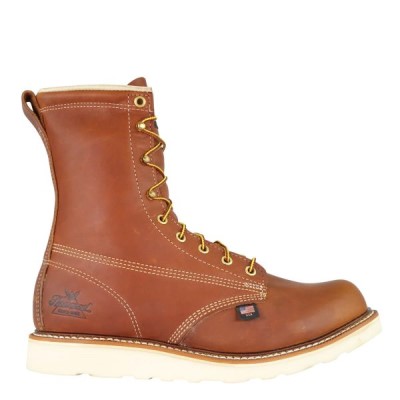 Thorogood American Heritage – 8″ Tobacco Plain Toe MAXWear Wedge Men's Work Boots Brown | 0k6TiOH