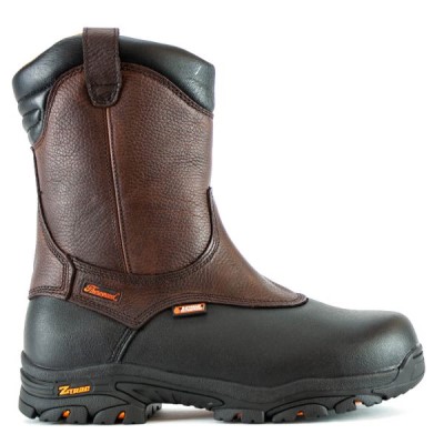 Thorogood Crossover Series – Waterproof 8" Composite Safety Toe – Armor Coated – Pull-on Wellington Men's Waterproof Boots Brown | ywyamWZ