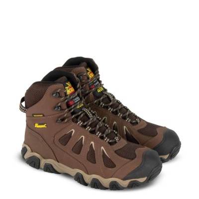 Thorogood Crosstrex Series – 6" Insulated Waterproof Hiker Men's Insulated Boots Brown | oPYlzyU