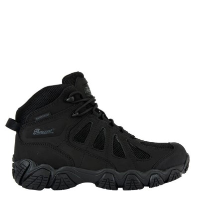 Thorogood Crosstrex Series – BBP Waterproof Mid Hiker with Safety Toe Men's Waterproof Boots Black / Grey | hdlqx6r