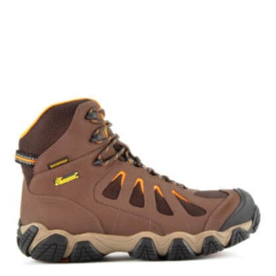 Thorogood Crosstrex Series – Waterproof – 6" Safety Toe Hiker Men's Work Boots Black / Orange | 2SRFZri