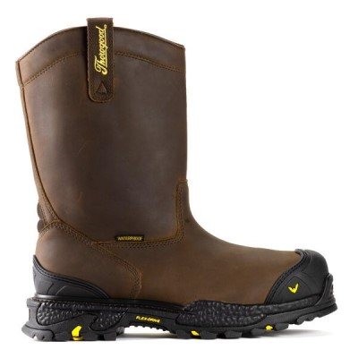 Thorogood INFINITY FD SERIES – 11" Studhorse Waterproof Safety Toe Pull-On Wellington Men's Waterproof Boots Brown | 9joVCFL