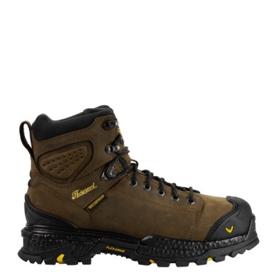 Thorogood INFINITY FD SERIES – 6" Studhorse Waterproof Safety Toe Boot Men's Waterproof Boots Brown | 7rqMe5O