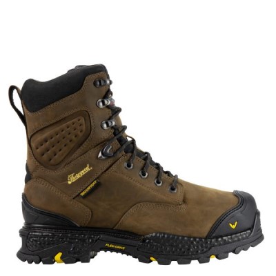Thorogood INFINITY FD SERIES – 8" Studhorse Insulated Waterproof Safety Toe Boot Men's Insulated Boots Brown | 1s8E20l