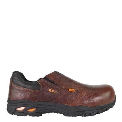 Thorogood I-MET² Series – Safety Toe – Slip-on Oxford Men's Work Boots Brown | 0ZgYYgF
