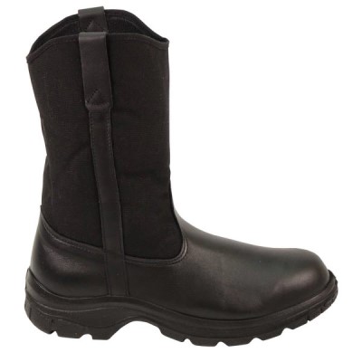 Thorogood SOFT STREETS Series – 10" Safety Toe Pull-on Wellington Men's Work Boots Black | xKSUn5X