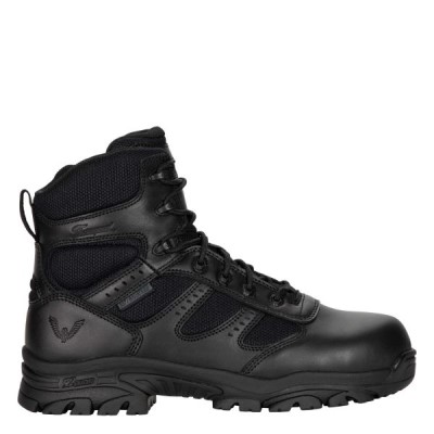 Thorogood THE DEUCE Series – Waterproof – 6" Tactical Side Zip Dual Gender Waterproof Boots Black | 1e4f1IE
