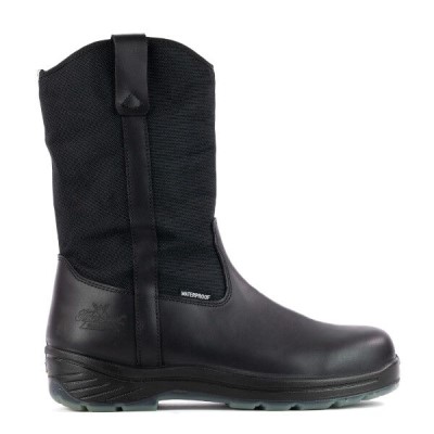 Thorogood Thoro-Flex Slip-On Dual Gender Waterproof Boots Black | 1ZG3OOX