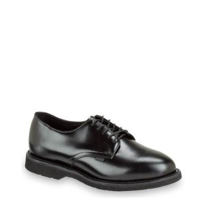 Thorogood Uniform Classics – Classic Leather Oxford Women's Public Safety Boots Black | WlMZBLX